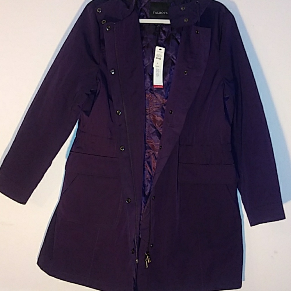 Talbots Dark Purple Women Coat